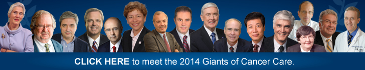 2014 Giants of Cancer Care Inductees
