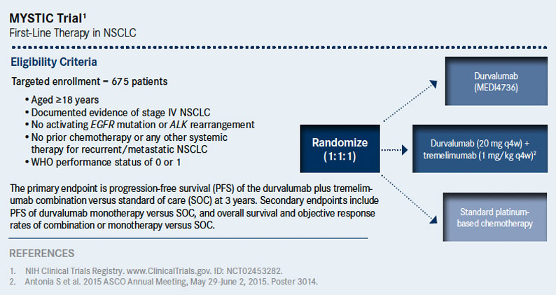 Durvalumab/Tremelimumab Combo Explored in Lung Cancer Trial